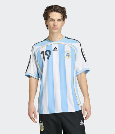 ADIDAS AFA ARGENTINIEN 2006 MESSI HOME JERSEY JN3708 WEISS - Shoelosophy