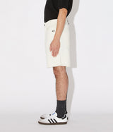 AMISH BERMUDA BERNIE BULL OFF WHITE DENIM TWILL - Shoelosophy