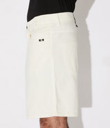 AMISH BERMUDA BERNIE BULL OFF WHITE DENIM TWILL - Shoelosophy