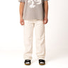 AMISH JAMES RAW EDGE BULL DENIM ECRU - Shoelosophy