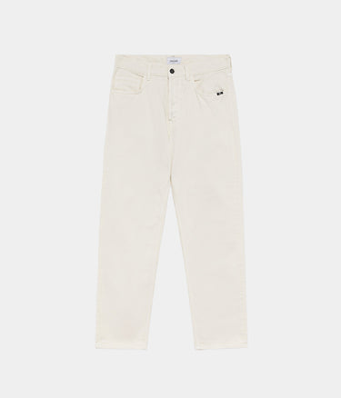 AMISH JEREMIAH STRAIGHT DENIM OFF WHITE JEANS HERREN WEISS - Shoelosophy