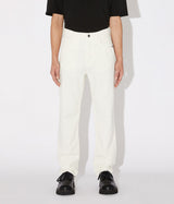 AMISH JEREMIAH STRAIGHT DENIM OFF WHITE JEANS HERREN WEISS - Shoelosophy
