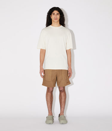 AMISH UNISEX T-SHIRT MICRO LOGO OFF WHITE MADE IN ITALY - Shoelosophy