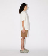 AMISH UNISEX T-SHIRT MICRO LOGO OFF WHITE MADE IN ITALY - Shoelosophy