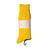 ANONYMOUS ISM BRILLIANT CREW SOCKS RIBBED YELLOW MADE IN JAPAN - Shoelosophy