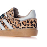 ADIDAS WOMENS HANDBALL SPEZIAL KI6678 MAGIC BEIGE IVORY LEOPARD PRINT - Shoelosophy