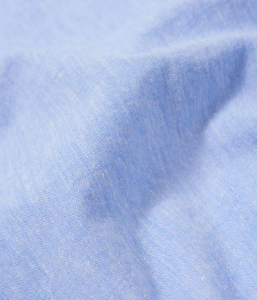 UNIVERSAL WORKS ROAD SHIRT 34556 SIDO LINEN MIX SKY BLUE - Shoelosophy