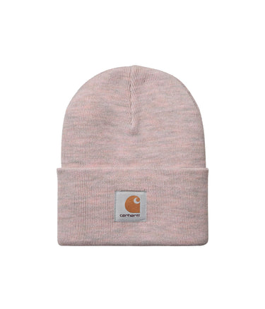 CARHARTT WIP ACRYLIC WATCH HAT I020175 GLASSY PINK HEATHER - Shoelosophy