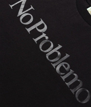 ARIES ARISE NO PROBLEM SS TEE COAR60002 SCHWARZ HERGESTELLT IN ITALIEN - Shoelosophy