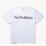 ARIES ARISE NO PROBLEM SS TEE COAR60002 WEISS HERGESTELLT IN ITALIEN - Shoelosophy