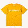 ARIES ARISE NO PROBLEMO SS TEE STAR60002 MUSTARD MADE IN ITALY - Shoelosophy