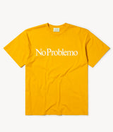 ARIES ARISE NO PROBLEMO SS TEE STAR60002 MUSTARD MADE IN ITALY - Shoelosophy