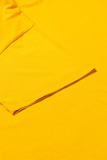 ARIES ARISE NO PROBLEMO SS TEE STAR60002 MUSTARD MADE IN ITALY - Shoelosophy