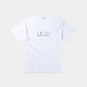 ARIES ARISE UNITED COLORS OF ARIES 티셔츠 화이트 MADE IN ITALY - Shoelosophy