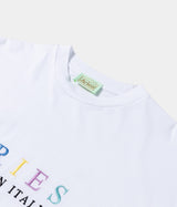 ARIES ARISE UNITED COLORS OF ARIES 티셔츠 화이트 MADE IN ITALY - Shoelosophy