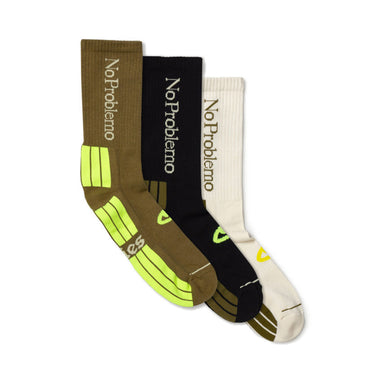 ARIES NO PROBLEM SOCKS 3 PACK HERGESTELLT IN ITALIEN - Shoelosophy
