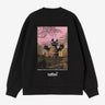 CARHARTT WIP WOMENS WIPTOPIA SCRIPT SWEATSHIRT I035515 SCHWARZ DUNKELGRAU - Shoelosophy