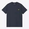 CARHARTT WIP AMERICAN SCRIPT T-SHIRT I029956 DEEP NIGHT - Shoelosophy