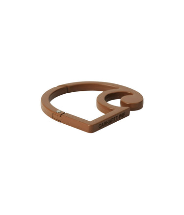 CARHARTT WIP C-LOGO-KARABINER I036650 ZINK-LEGIERUNG BRAUN - Shoelosophy