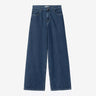 CARHARTT WIP WOMENS JANE PANT I030497 BLUE STONE WASHED - Shoelosophy