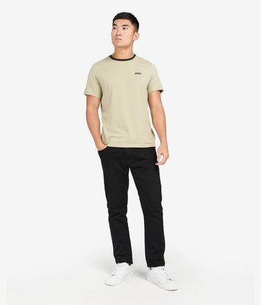 BARBOUR INTERNATIONAL LOCK TEE CAVALRY SAND - Shoelosophy