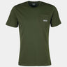 BARBOUR INTERNATIONAL RADOK POCKET TEE FOREST - Shoelosophy