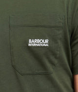 BARBOUR INTERNATIONAL RADOK POCKET TEE FOREST - Shoelosophy