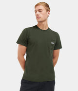 BARBOUR INTERNATIONAL RADOK POCKET TEE FOREST - Shoelosophy