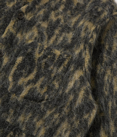 UNIVERSAL WORKS DOLCE FLEECE CARDIGAN 33728 CHARCOAL - Shoelosophy