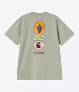CARHARTT WIP 스택 그레이프 티셔츠 I036902 SHADY GREEN - Shoelosophy