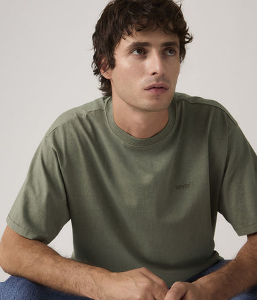 LEVI'S RED TAB VINTAGE TEE A0637-0189 MULLED BASIL GARMENT DYED - Shoelosophy