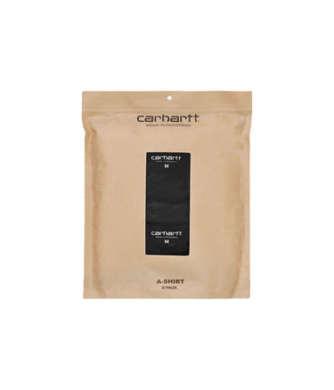 CARHARTT WIP A-SHIRT I033227 SCHWARZES GERIPPTES TANKTOP FÜR HERREN - Shoelosophy
