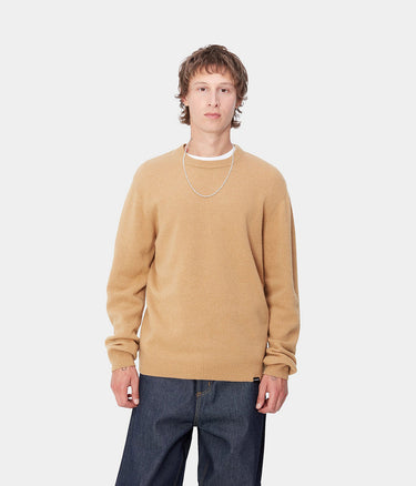 CARHARTT WIP ALTEN SWEATER I033917 PEANUT - Shoelosophy