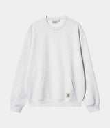 CARHARTT WIP BILLY SWEATSHIRT I034038 ASH HEATHER - Shoelosophy