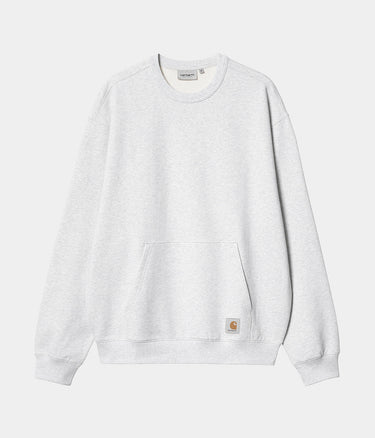 CARHARTT WIP BILLY SWEATSHIRT I034038 ASH HEATHER - Shoelosophy