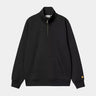 CARHARTT WIP チェイス ネック ジップ スウェットシャツ I033665 ブラック - Shoelosophy
