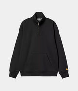 CARHARTT WIP チェイス ネック ジップ スウェットシャツ I033665 ブラック - Shoelosophy