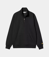 CARHARTT WIP チェイス ネック ジップ スウェットシャツ I033665 ブラック - Shoelosophy