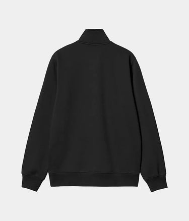 CARHARTT WIP CHASE NECK ZIP SWEATSHIRT I033665 SCHWARZ - Shoelosophy