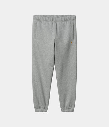 CARHARTT WIP CHASE SWEAT PANT I033667 GREY HEATHER - Shoelosophy