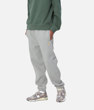 CARHARTT WIP CHASE SWEAT PANT I033667 GREY HEATHER - Shoelosophy