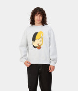 CARHARTT WIP DEAD KEBAB KNOCK KNOCK SWEATSHIRT I032453 ASH HEATHER - Shoelosophy