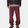 CARHARTT WIP DOUBLE KNEE PANT I031501 MALBEC AGED CANVAS - Shoelosophy