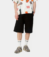 CARHARTT WIP DOUBLE KNEE SHORT I033118 SCHWARZ GESPÜLT - Shoelosophy