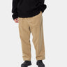 CARHARTT WIP EVAN PANT CORDUROY I033757 LEATHER RINSED - Shoelosophy