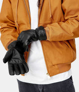 CARHARTT WIP FONDA 장갑 I030900 블랙 소 가죽 - Shoelosophy