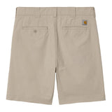 CARHARTT WIP 그랜드 쇼트 I030472 WAlL RINSED 남성용 버뮤다 - Shoelosophy