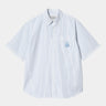 CARHARTT WIP LINUS SHIRT I033028 STRIPE BLEACH - Shoelosophy