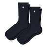 CARHARTT WIP MADISON SOCKS I030923 DARK NAVY 2 PAIRES PACK - Shoelosophy