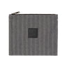 CARHARTT WIP MENARD ZIP WALLET I033735 GRAY RIGID HERRINGBONE - Shoelosophy